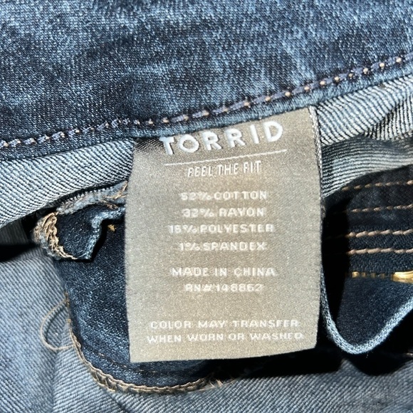 Torrid three button jeggings. Size 20XT. EUC. - Picture 6 of 7